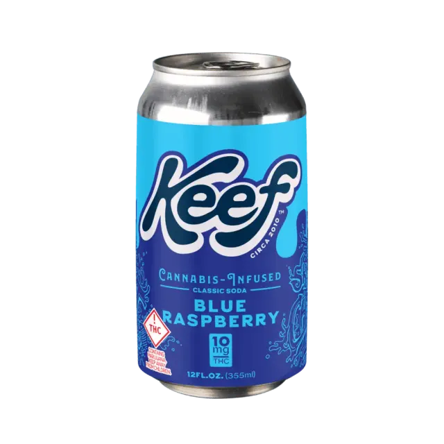 Keef Cola 10mg Soda - Blue Raspberry