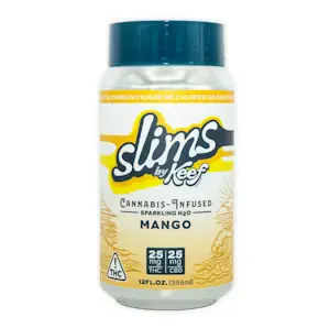 Keef Drink Slims Mango 1:1 25mg THC 25mg CBD