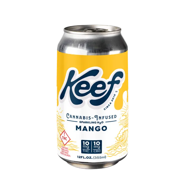 Keef - Sparkling H2O - Mango (H) (10mg THC/CBD)