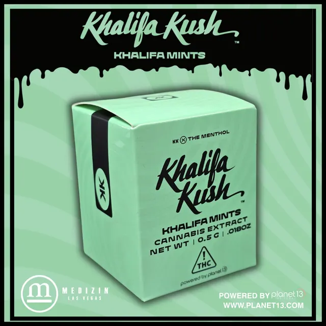 Khalifa Kush Khalifa Mints .5g Live Resin Badder
