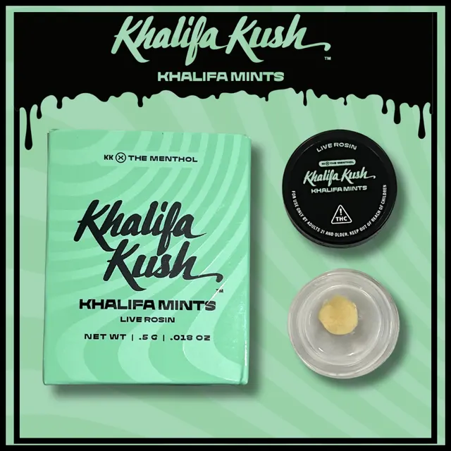 Khalifa Kush Khalifa Mints .5g Live Rosin