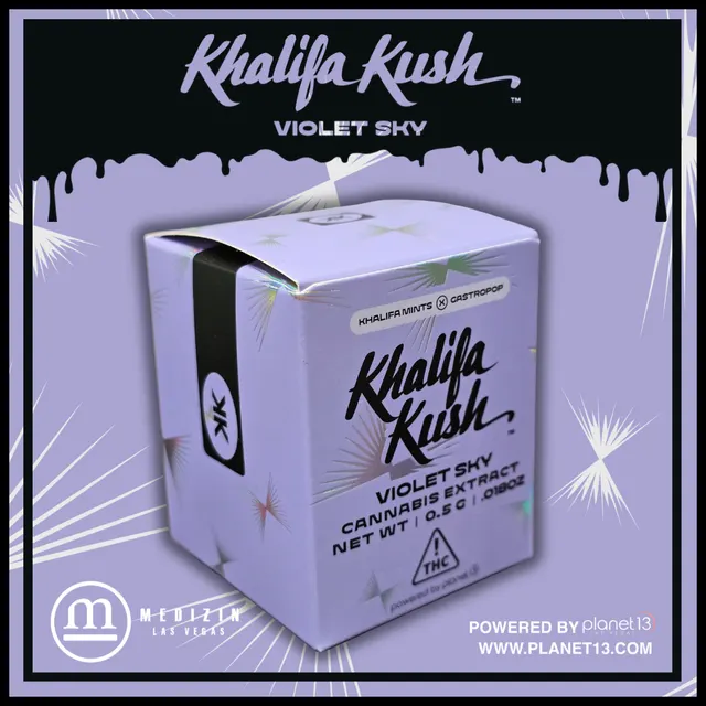 Khalifa Kush Violet Sky .5g Live Resin Badder