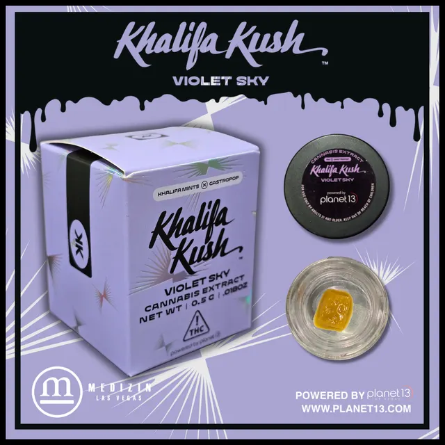 Khalifa Kush Violet Sky .5g Live Resin Badder