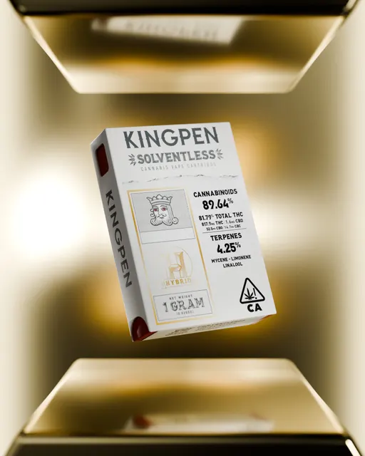 Kingpen Solventless - Wedding Cake: Hybrid 1g Cartridge