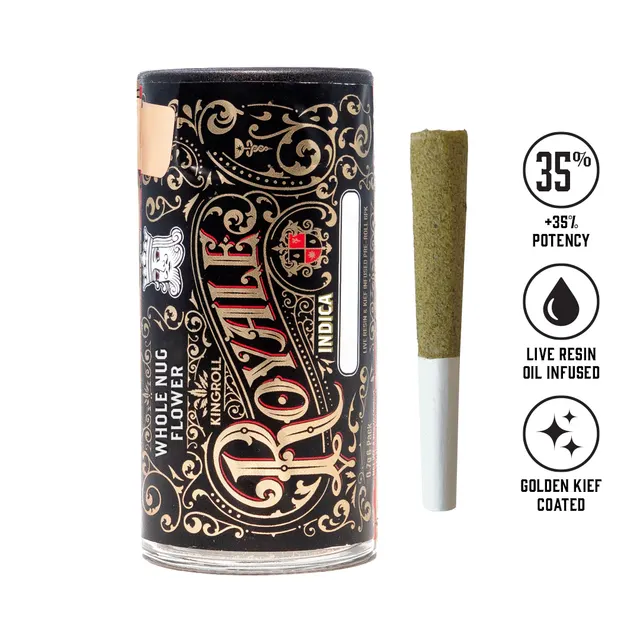 Kingroll Royale 6pack: Papaya Bomb - 4.2g Infused Preroll - Indica