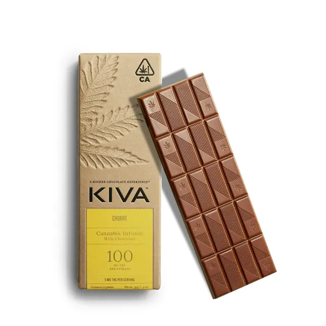 Churro Milk Chocolate Bar | 100mg | 20ct | 5mg/ea