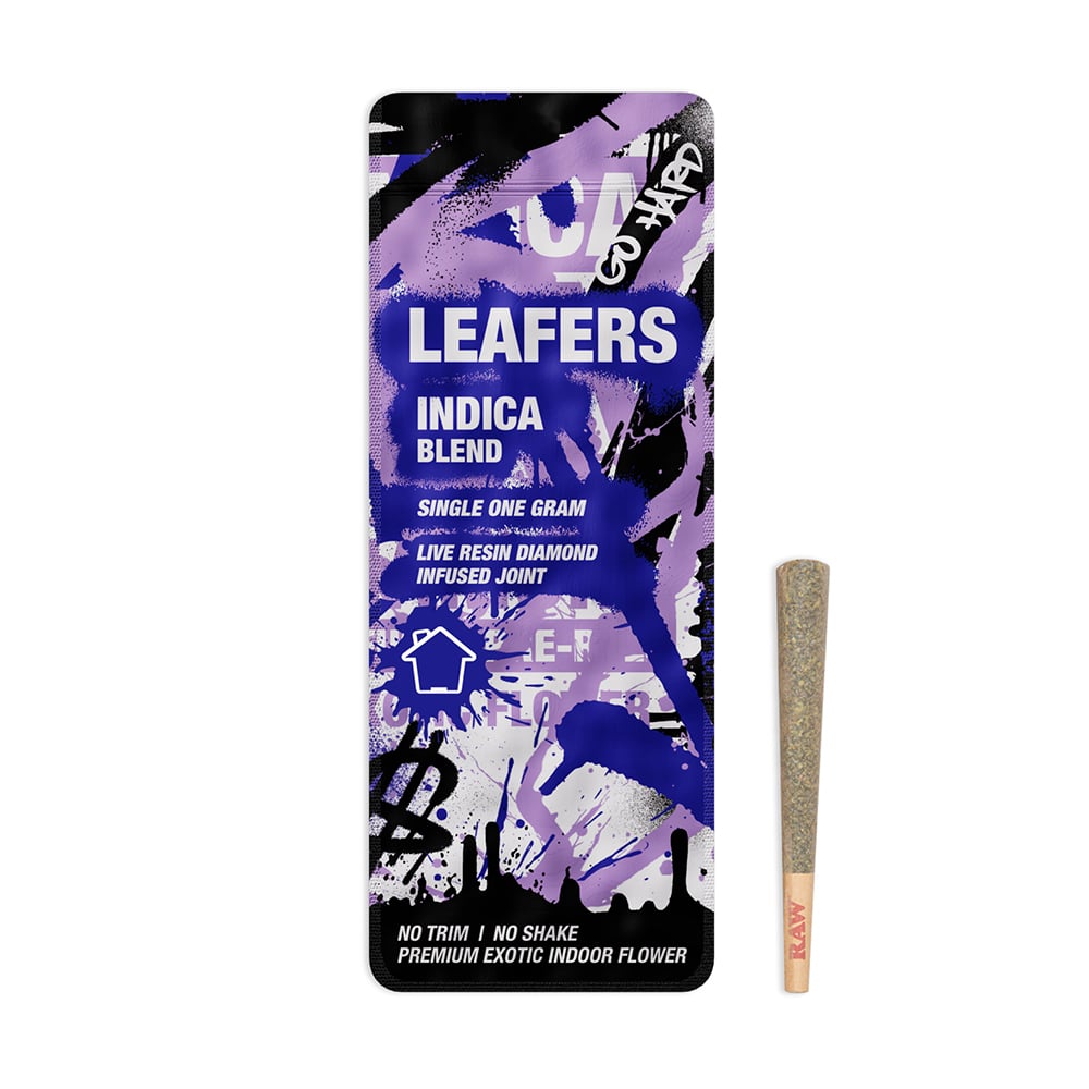 Leafers Indica Blend Diamond-Infused Joint [1g]