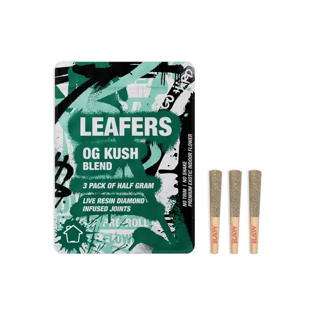 OG Kush Blend Diamond-Infused (3-pack of .5g joints)