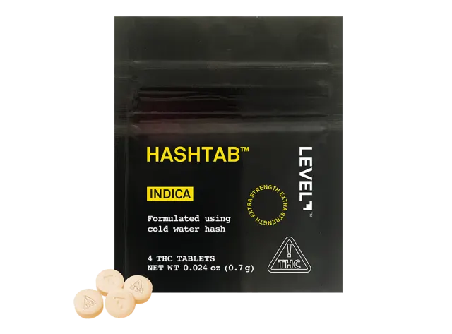 LEVEL Indica Hashtab 25mg 4pk
