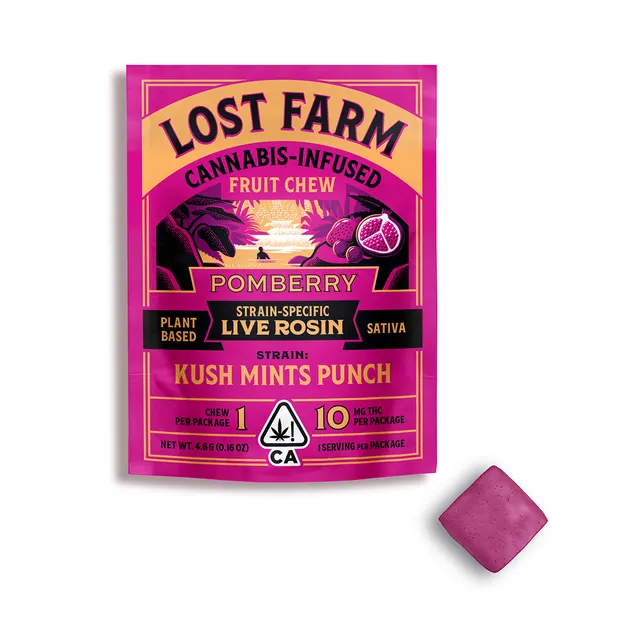 POMBERRY LIVE ROSIN INFUSED FRUIT CHEWS - TRIAL PACK