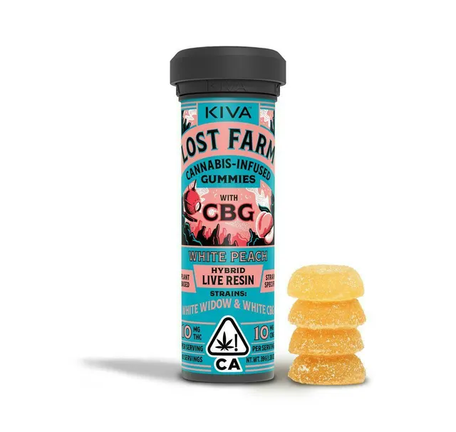 White Widow x White CBG LR Gummies | 100mg:100mg | 10ct | 10mg THC:10mg CBG