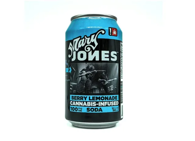 Mary Jones | Berry Lemonade Soda | Carbonated | 100mg | 12 fL oz