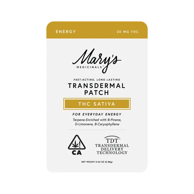 Energy (THC Sativa) Transdermal Patch (CA)