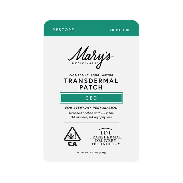 Restore (CBD) Transdermal Patch (CA)