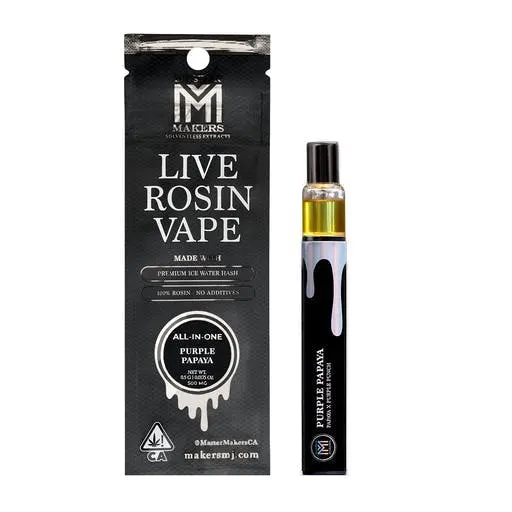 Master Makers | Purple Papaya | Live Rosin Disposable | 0.5g