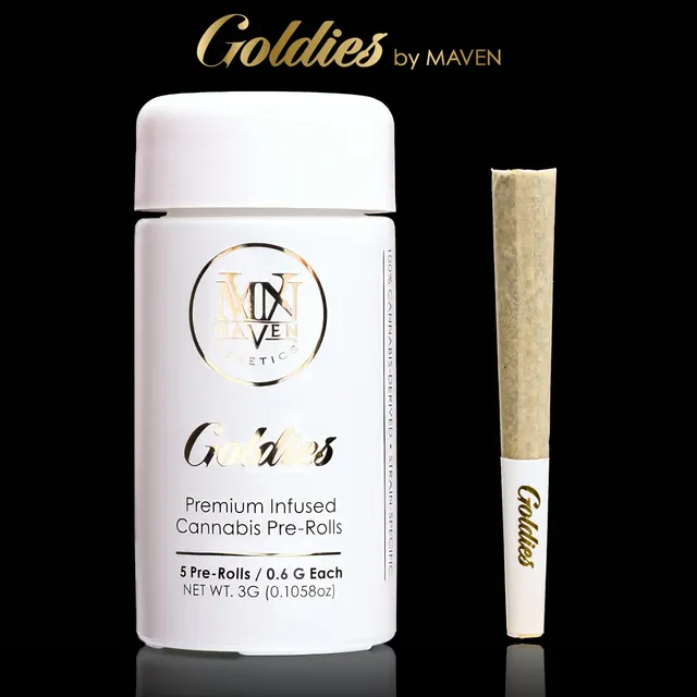 Chrome Dome Goldies Infused Pre-Rolls 5-Pack [3g]