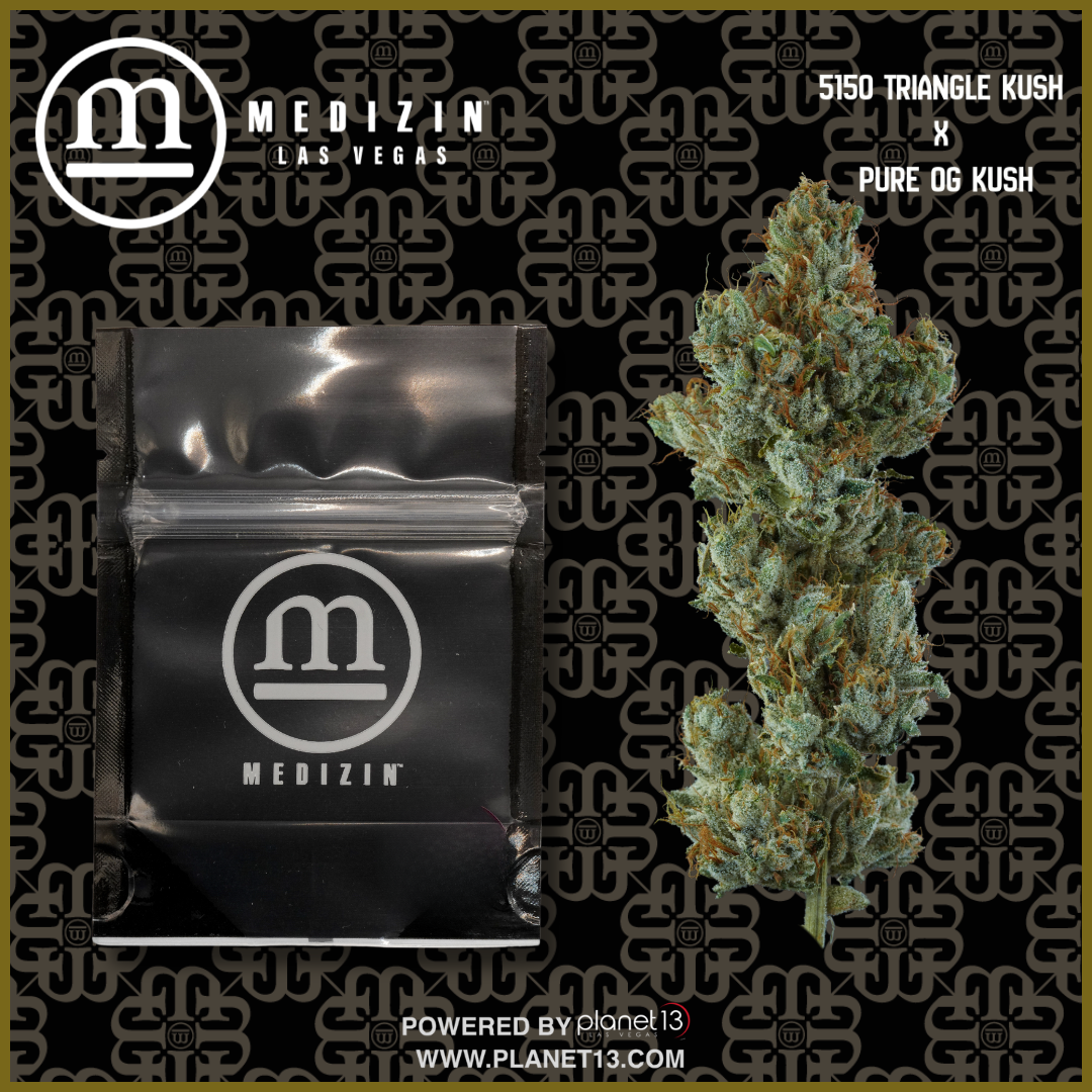 Medizin 5150 Triangle Kush x Pure OG Kush 3.5g Prepack