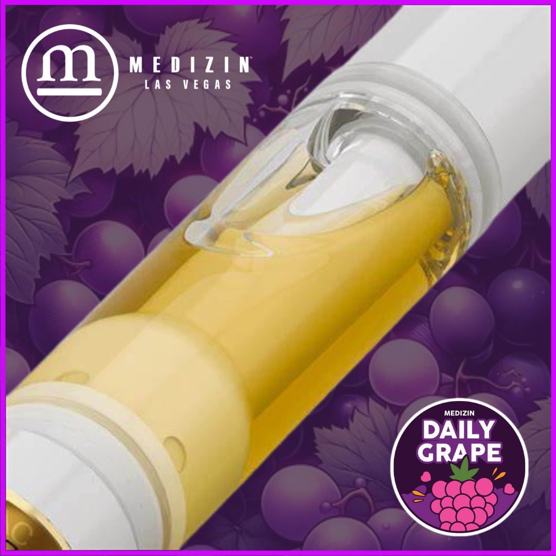 Medizin Daily Grape .5g Live Resin Vape Cart