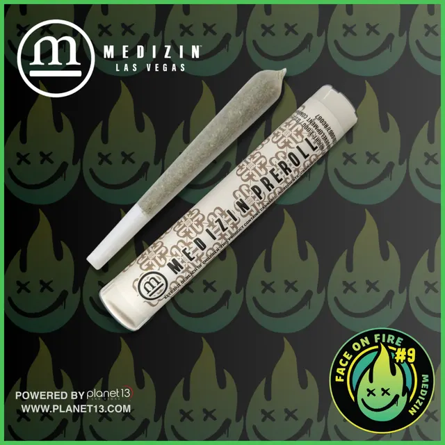 Medizin Face on Fire #9 1g Preroll