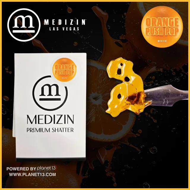 Medizin Orange Push Pop 1g Shatter