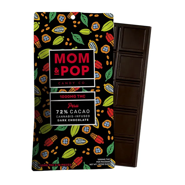 DARK CHOCOLATE BAR 1000MG
