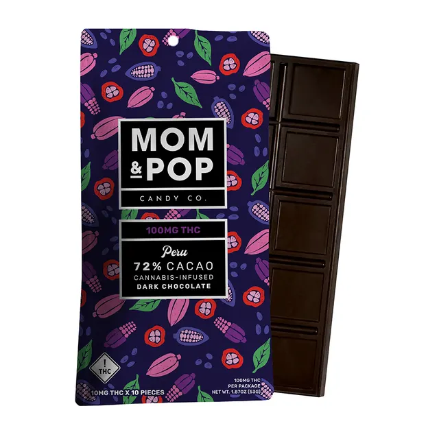 DARK CHOCOLATE BAR 100MG