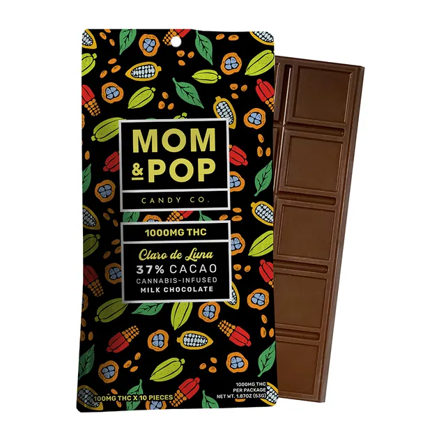 MILK CHOCOLATE BAR 1000MG