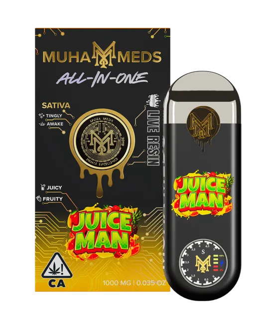 Muha Meds | Juice Man | Live Resin Disposable | 1g