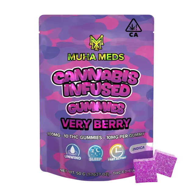 Very Berry Gummies | 100mg | 10ct | 10mg/ea