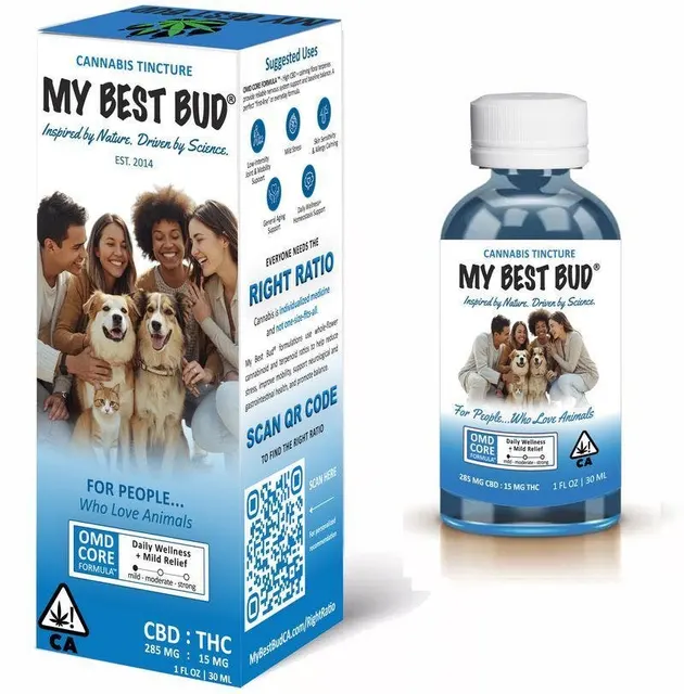 OMD Core 240mg CBD:60mg THC 1 fl oz