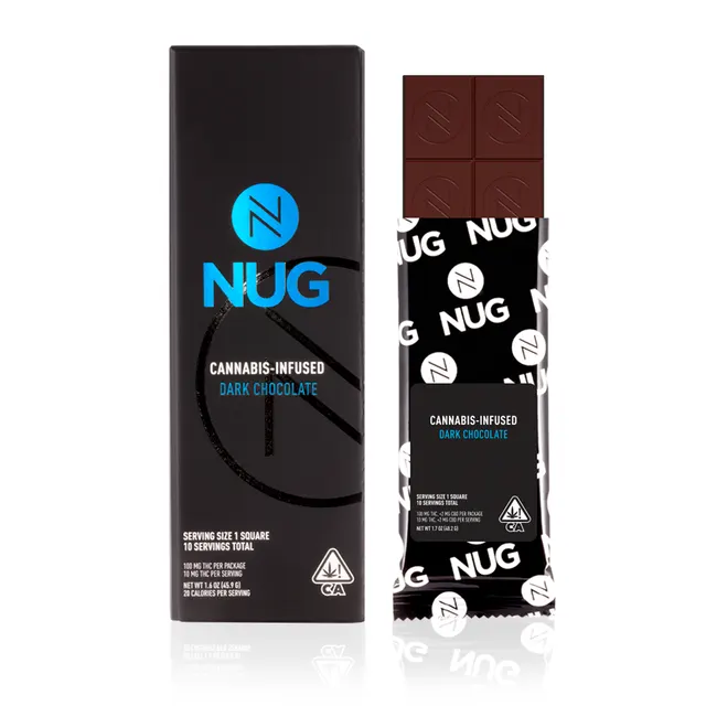 Nug Chocolate - Dark Chocolate Bar 100mg