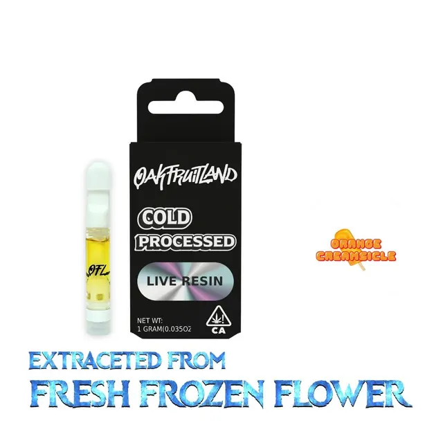 Orange Creamsicle | Live Resin Cartridge | 1g