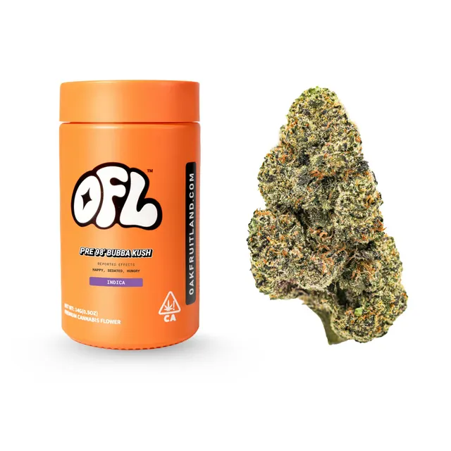 Pre 98 Bubba Kush Premium Flower Jar 14g - Big Buds