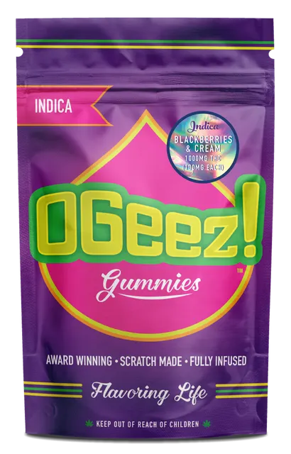 Blackberries and Cream, Mellow Indica - 1000 mg