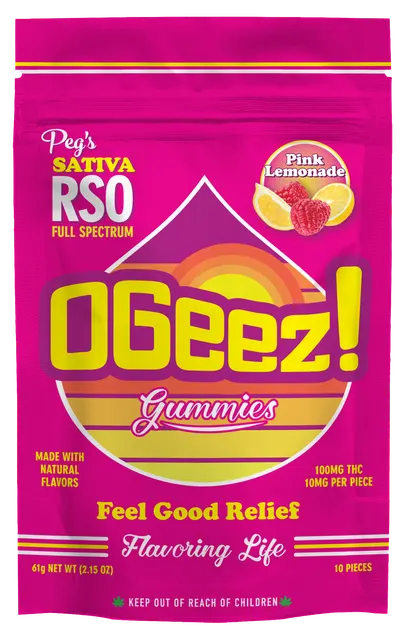 Peg's Pink Lemonade Sativa RSO - 100 mg