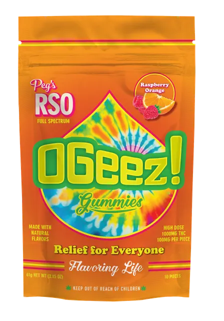 Peg's Raspberry Orange RSO - 1000 mg