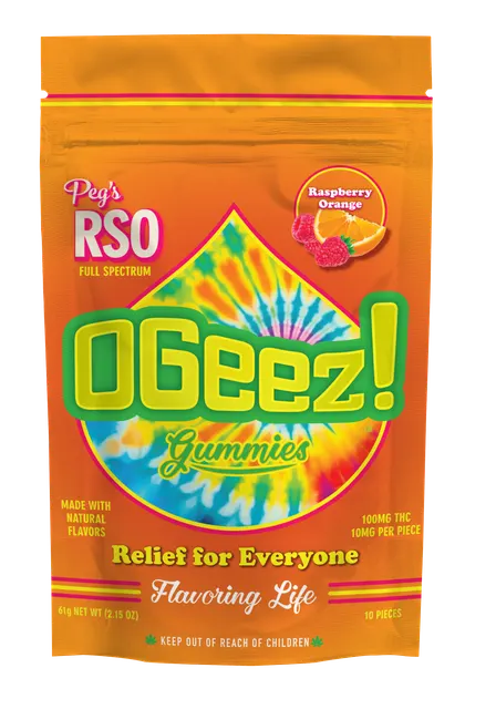 Peg's Raspberry Orange RSO - 100 mg