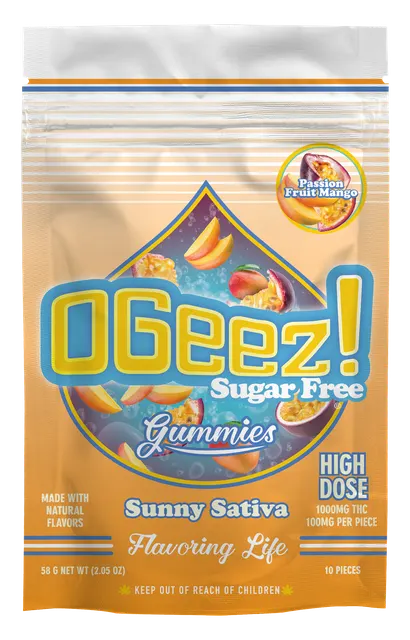 Sugar Free, Mango Passionfruit Sativa - 1000 mg