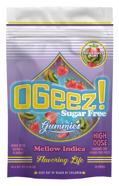 Sugar Free, Strawberry Kiwi Indica - 1000 mg