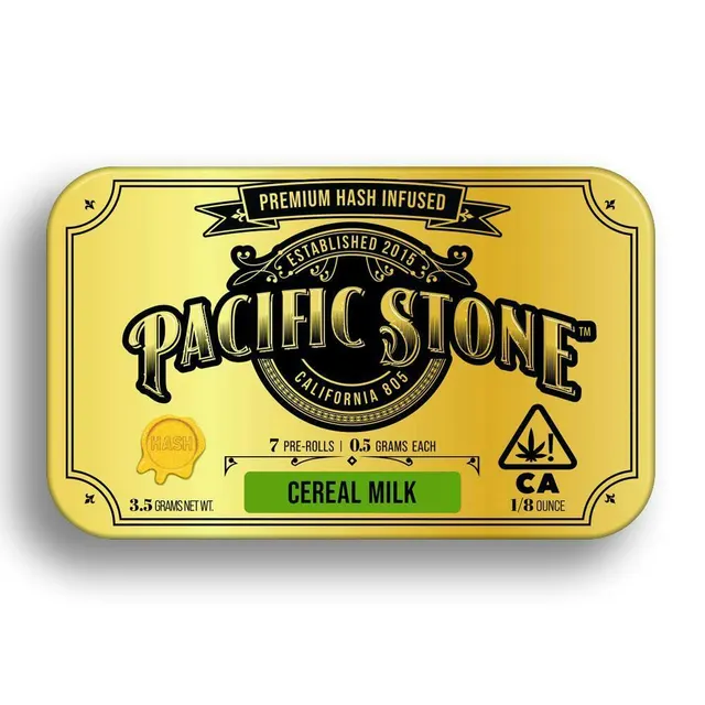 Pacific Stone | Cereal Milk - 3.5g 7pk Hash Infused Pre-Rolls