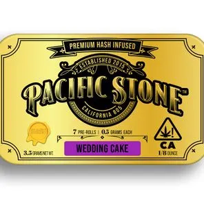 Pacific Stone | Wedding Cake - 3.5g 7pk Hash Infused Pre-Rolls