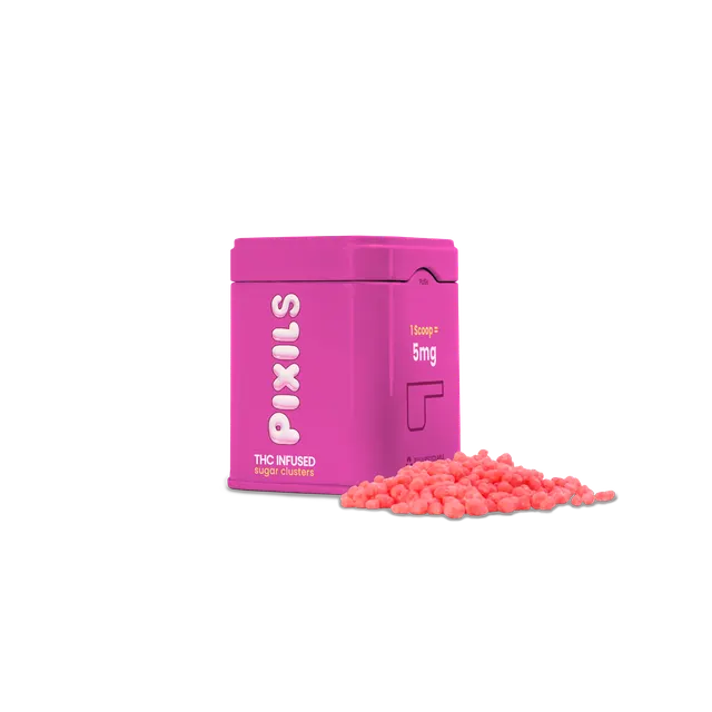 Pixils - Infused Sugar Clusters - Strawberry (100mg)