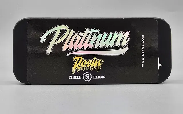 CSF Platinum Sour Tangie Rosin Gummy 100mg