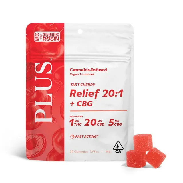 Tart Cherry Relief 20:5:1 Gummies [Solventless Rosin]