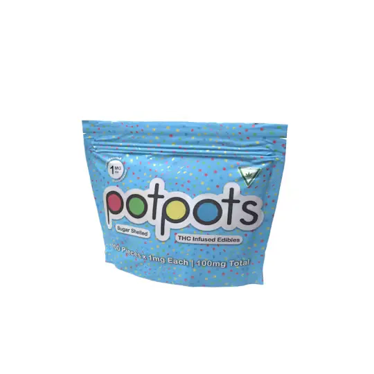 Potpots - Sugar Shelled Chocolates - Milk Chocolate (H) (100mg)