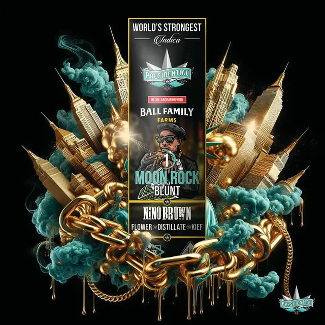 Presidential Moon Rock Blunt - Nino Brown (1.5g)