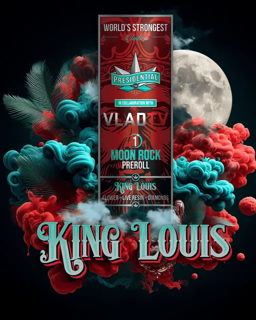 Presidential Moon Rock Preroll - King Louis