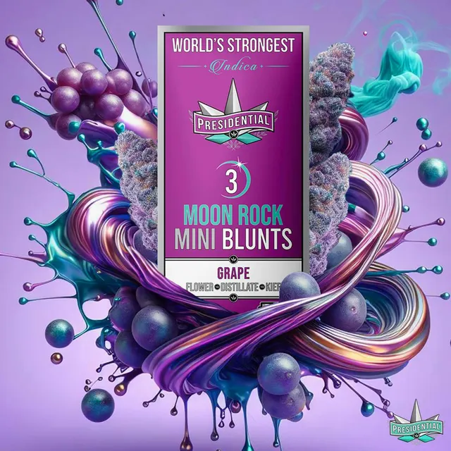 Presidential Pee-Wee Moon Rock Blunts -Grape (2.1g)