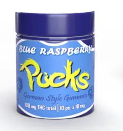 Pucks - Gummies - Blue Raspberry (H) (100mg)