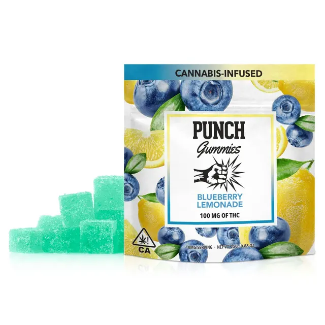 Punch | Blueberry Lemonade | Hybrid | Gummies | 100mg